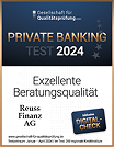 Private Banking Test 2024 Siegel – Reuss Finanz AG